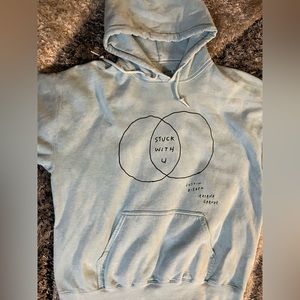 Ariana Grande and Justin Bieber Stuck With You Hoodie